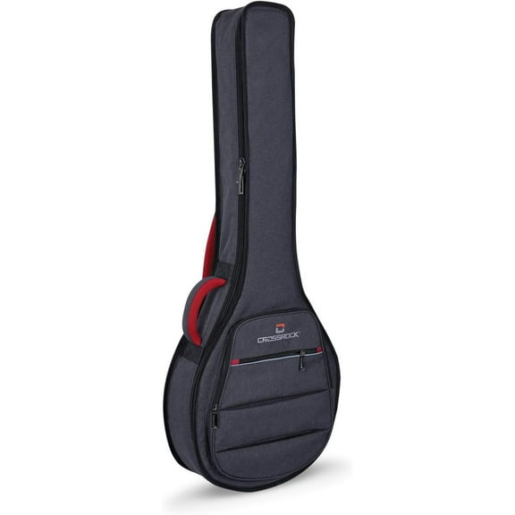 Bilot 10mm Padded Backpack Style, 5 String Resonator Banjo Bag, Dark Grey, Gig (CRSG107BJDG)