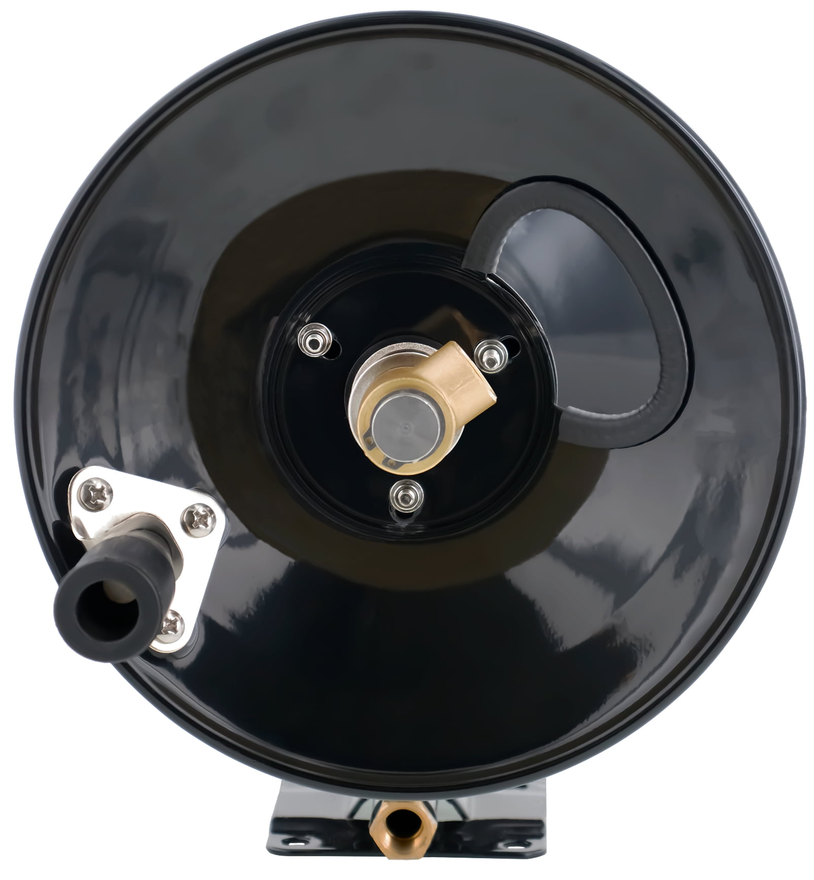 Steel Dragon Tools 4000 PSI 100' Black Powder Coated Pressure Washer Hose Reel