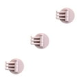 thumbnail image 3 of yingyy 1/2/3/5 Seamless Adhesive Hook Strong Bearing Capacity 3in1 Stick Hooks Hanging Rack Wall-Mounted Key Holder Towel Storage Racks Pink 3PCS, 3 of 6