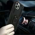 thumbnail image 3 of CoverON For Apple iPhone 13 pro Ring Case, Kickstand Rugged Phone Cover Magnetic Car Mount Compatible - Black, 3 of 10