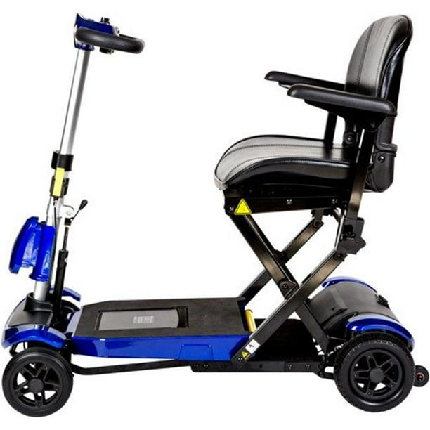 Zoo Me Auto-Flex Folding Travel Scooter, Blue - Walmart.com - Walmart.com