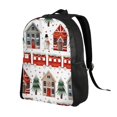 thumbnail image 2 of Fotbe Christmas Houses Mochila de Viaje para Laptop, Mochila Ejecutiva Delgada y Resistente 15.6", 2 of 8