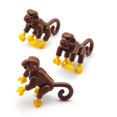 thumbnail image 3 of 5 PCS MOC Animals Building Blocks Brown Monkeys ZOO Forest Jungle Pastoral Farm Ranch Scene Bricks DIY children's Toys monkey--5PCS, 3 of 5