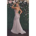 thumbnail image 2 of Beaded Lace V Neck Trumpet Gown, 2 of 4