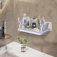 thumbnail image 6 of Qholemyo Versatile Wall Mount No Drill Bathroom Shelf Floating Shelves Bathroom For Easy Storage Solutions Kitchen Bracket Organizer Wall Rack For Hygienic Storage, 6 of 6