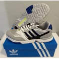 thumbnail image 1 of Adi - das FX6920 ZX 1000 C Grey Black Blue White FX6920 Men's Shoe Size 9.5, 1 of 6