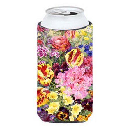 

Summer Floral by Anne Searle Tall Boy Can cooler Hugger
