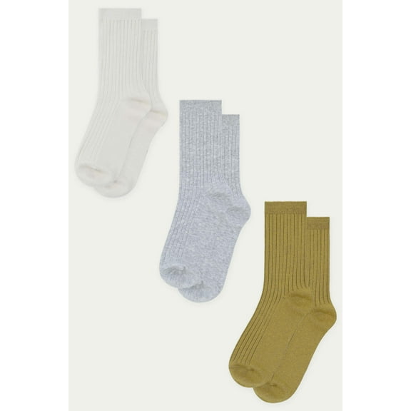 Tailored Union Women's Crew Sock 3 Pack - The Luxe Pack