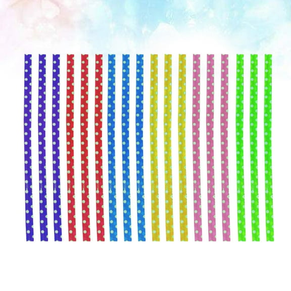 MLINS 300pcs Assorted Color Biscuit Bag Ties for Packaging with Plastic and Iron Wire