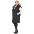 thumbnail image 3 of White Mark Gilet Long à Capuche pour Femmes, 3 of 7