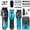 blue, variant on LQT Professional 5 in 1 Hair Clippers for Men, Zero Gap T-Blade Trimmer, Beard Trimmer, Electric Shaver, Nose Trimmer, Cordless Rechargeable Barber Kit with LED Display, USB Charging, Gift for men
