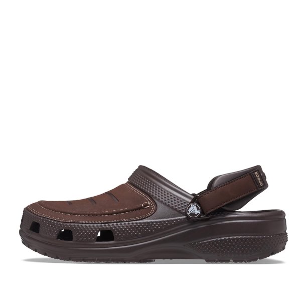 Zuecos Crocs Yukon Vista II LiteRide Espresso para hombre, talla 12