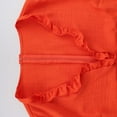 thumbnail image 4 of Ygbgbb Women's Western Style Maxi Dress Cotton Linen Dresses Deep V-Neck Ruched Ruffle Asymmetrical Long Sleeve Dress Casual Party & Daily Wear Orange XXL, 4 of 9
