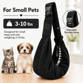 thumbnail image 6 of Pet Carrier for Small Dogs and Cats Pet Sling Carrier Adjustable Strap, Comfortable Sling Design for Dog Travel Bag and Puppy Carrier Black, 6 of 7