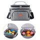 thumbnail image 4 of 15l Thickened Bento Lunch Bag Dirt And Scratch Resistant For Outdoors ActivitiesWine Red, 4 of 5