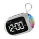 thumbnail image 5 of Reloj despertador digital con altavoz y doble alarma para dormitorio, hogar y mesita de noche. Blanco, 5 of 9