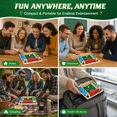 thumbnail image 2 of Shut The Box Dice Game for 1-4 Players, 10 Number Wooden Board Game with Dice, Classic Tabletop Math Strategy Game, Family Game Night, Classroom, Travel, Party and Pub Game, 2 of 8