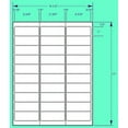 thumbnail image 2 of Address Labels, Inkjet Printers, White, 1 X 2-5/8 Inch, Box of 3000 Labels (100 Sheets / 30 Labels Per Sheet), 2 of 2