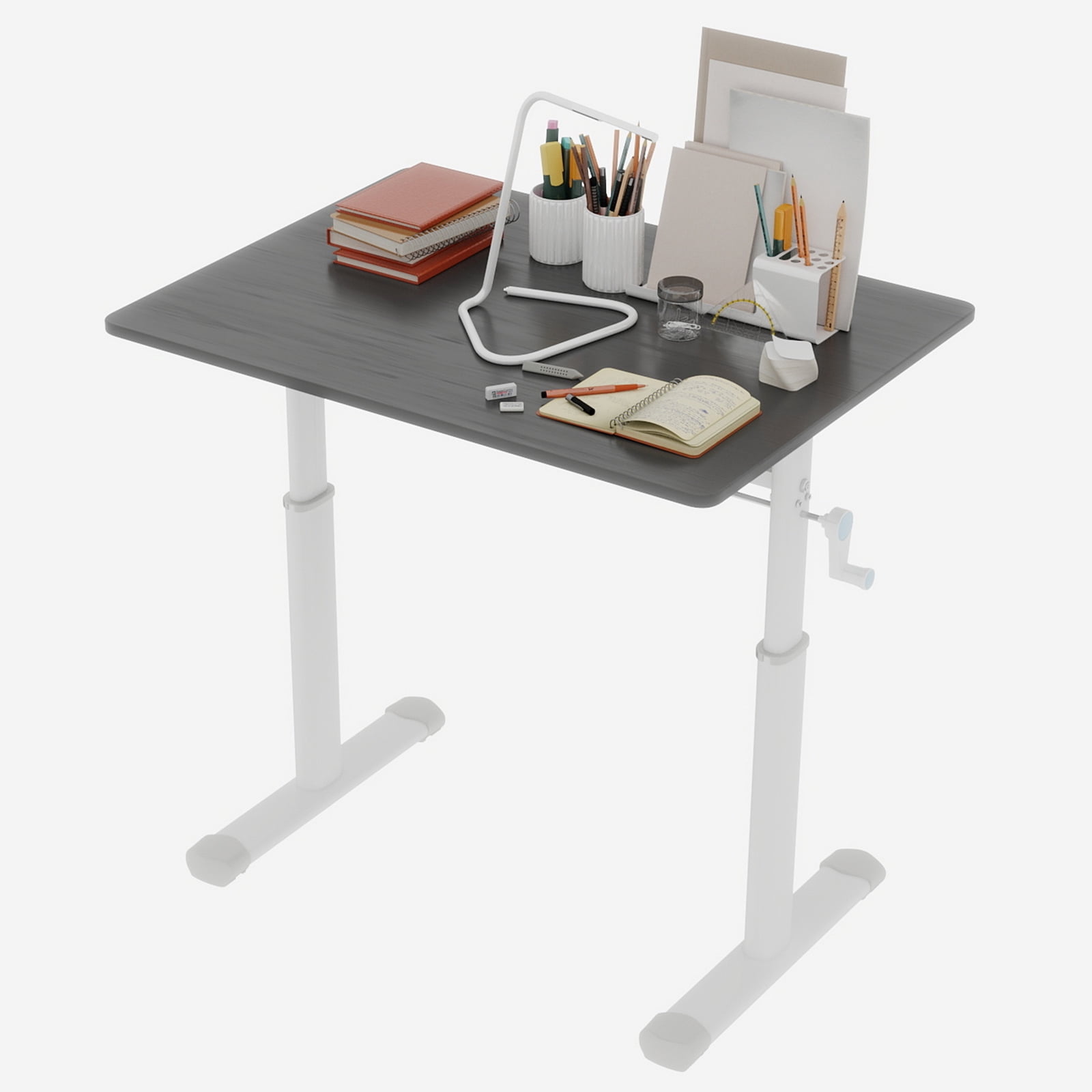 Adjustable Study Desk for Children and Adults, Height-Adjustable, Home Office Desk, Compact Design, 60x80cm