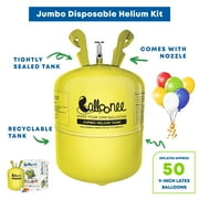 Balloonee Jumbo Disposable Helium Party Kit