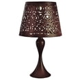thumbnail image 3 of Paradise Lighting 8015732 17.32 in. Metal Table Lamp Outdoor Solar Decor, Brown, 3 of 3