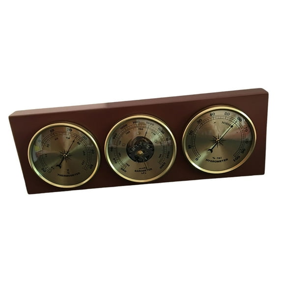 Zxpjkyu Thermometer Hygrometer Barometer Weather Station Hanging/tabletop Humidity Gauge