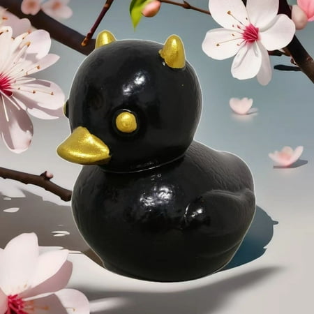 

Naittoop Clearance 2024! LIL DEVIL DUCKY Devil Ducks-Black And Silvers Two-Color Option Creatives ity And Emotional Connection