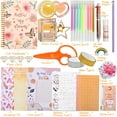 thumbnail image 7 of Grils Scrapbook Kits - DIY Journal Set, Journaling Art Crafts Kit for Tween & Teen Girls,Yellow Girls Stationery Set, Scrapbook & Diary Supplies Set, 7 of 7