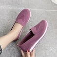 thumbnail image 4 of Womens Flying Knit Loafers Shoes Breathable Mesh Slip on Loafers Flats Comfortable Walking Shoes for Women, 4 of 7