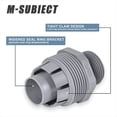 thumbnail image 4 of 30 Pcs 1/2 Inch Liquid Tight Connector PVC Electrical Conduit Fittings Flexible for Home, 4 of 7
