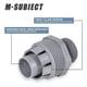 thumbnail image 4 of 30 Piezas Conector Hermético A Líquidos de 1/2 Pulgada Conector de Accesorios de Conductos Eléctricos de PVC Conector de Conducto Flexible para el Hogar, 4 of 5