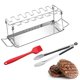 thumbnail image 1 of Juego de rejillas para parrilla, juego de bandejas para asar portátiles profesionales, juego de suministros para barbacoa, 1 of 8