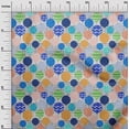 thumbnail image 3 of oneOone Silk Tabby Orange Fabric Kids Ballon With Stripe Sewing Fabric By The Yard Printed Diy Clothing Sewing Supplies 42 Inch Wide, 3 of 4