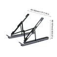 thumbnail image 4 of Xihbxyly Soporte Rgb para Portátil, Elegante Soporte Plegable de Aluminio, Soporte Resistente para Mayor Estabilidad, Diseño de Rápida Disipación Del Calor, Uso En Exteriores, Ideal para Oficina En C, 4 of 7