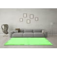 thumbnail image 3 of Ahgly Company Indoor Square Solid Green Modern Area Rugs, 6' Square, 3 of 4