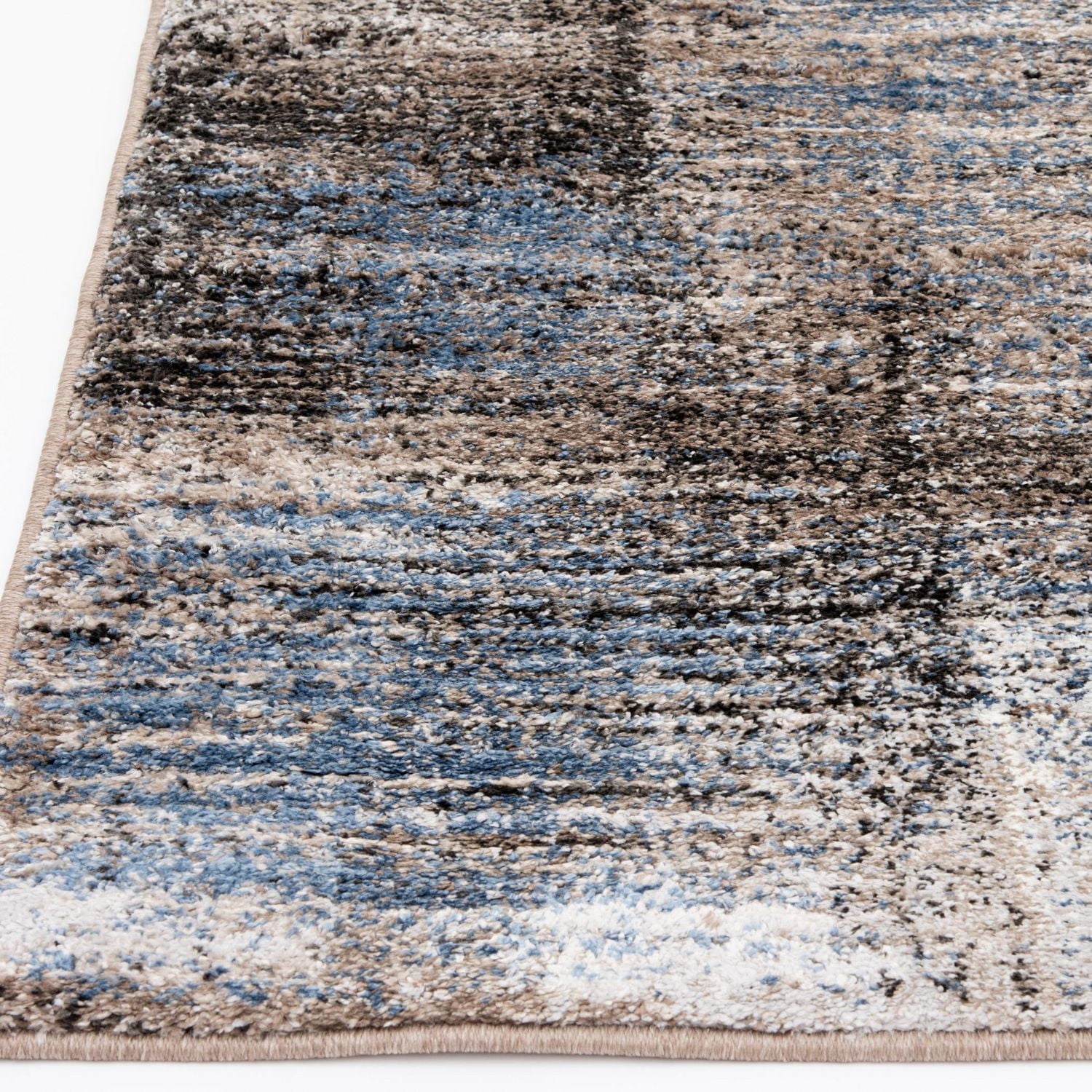 Rigton Blue and Brown Woven Area Rug