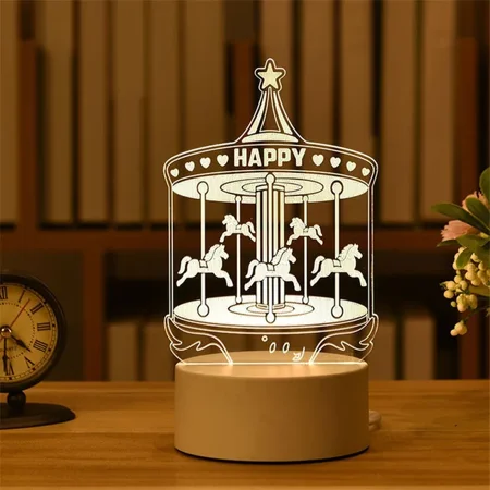 

LED Night Light Note Board Message Board With Pen USB Power Decor Night Lamp Gift For Children Girlfriend Decorative Night Lamp