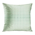 thumbnail image 1 of BOSDECO Motif Géométrique Abstrait sur Beau Cercle de Dessin Animé Housse de Coussin Graphique 16x16 Pouces, 1 of 1