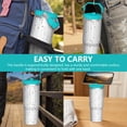 thumbnail image 7 of 30oz Handheld Travel Tumbler with Handle – Double Wall Stainless Steel Insulated Cup, Flip Straw Lid, Leak-Proof & BPA-Free for Hot and Cold Drinks – Durable Coffee & Juice Mug Pink, 7 of 7