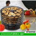 thumbnail image 3 of NutriChef 550 W 6-Tray Food Dehydrator, Black, 3 of 5
