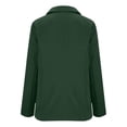 thumbnail image 4 of ManxiVoo Professional Womens Blazer Cardigan Open Front Lightweight Office Wear Versatile Spring Layering Piece XL Size Green, 4 of 6