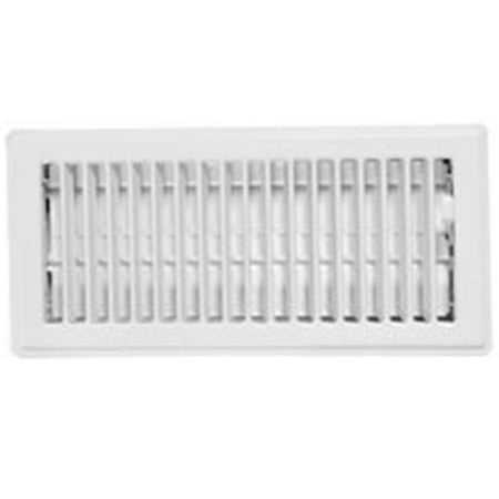 Imperial Manufacturing Rg0267 Floor Register White 4 X 12 In