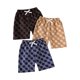 thumbnail image 1 of Odeerbi 1-8 Años Niños 3 Pcs Pantalones Cortos de Estampado Hawaiano Pantalones de Baño En Seco Rápido Pantalones Cortos de Tabla de Playa Pantalones Cortos Deportivos Respirables, 1 of 6