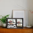 thumbnail image 5 of 1 Pc Picture Frame for Grandpa Black MDF Two Photos Frame Best Grandpa Ever Frame Love to Grandpa 3D Photo Frame Gift From Grandson Granddaughter, 5 of 7