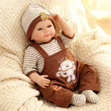 Dayoff Kids Lifelike Reborn Baby Dolls - 18 Inch Realistic Baby Doll (No Accessories) For Kids Age 3+