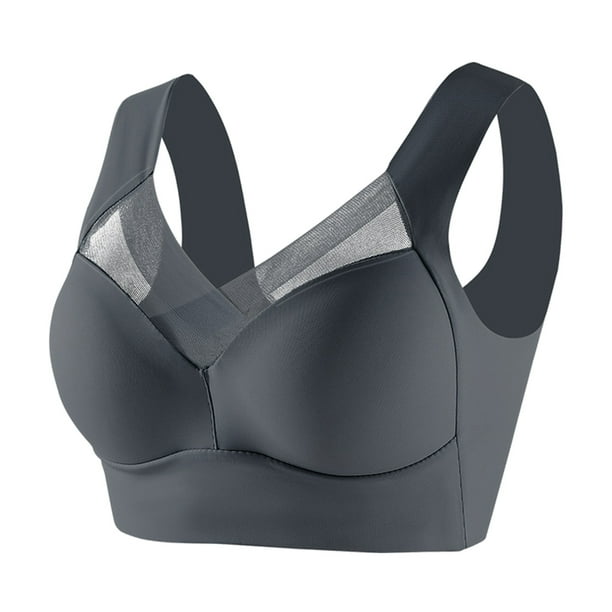 Aayomet Bras for Women Strapless Lace Tank Top Underwear Thin Side Fold  Side Breast Gather Adjustable Bra (Dark Blue, XXXXXL)
