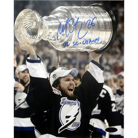 NHL - Martin St. Louis Tampa Bay Lightning 8x10 Autographed Photograph with Inscription