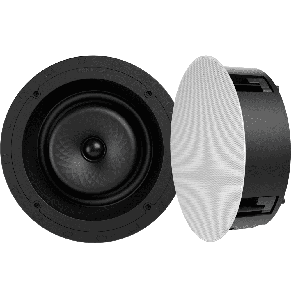 Sonance VX80R Visual Experience 8" Round In-Ceiling Speakers (Pair), White