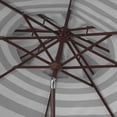thumbnail image 3 of Safavieh Elsa 9' Market Crank Double Top Patio Umbrella, Navy/White, 3 of 6