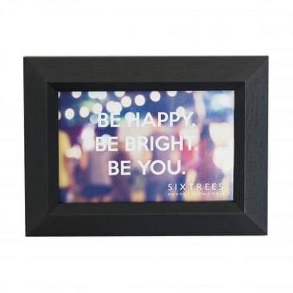 Sixtrees WD18546 4 x 6 in. Lannister Black Frame